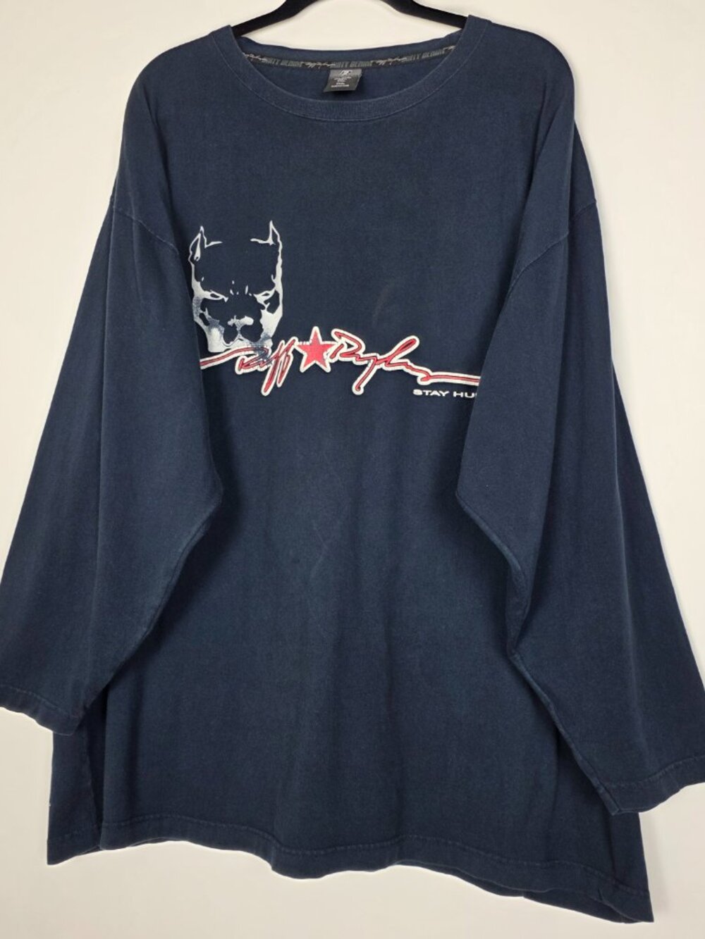 Vintage Y2K Dirty Denim DMX Ruff Ryders Stay Hungry Hip Hop Mens 3XL Long Sleeve